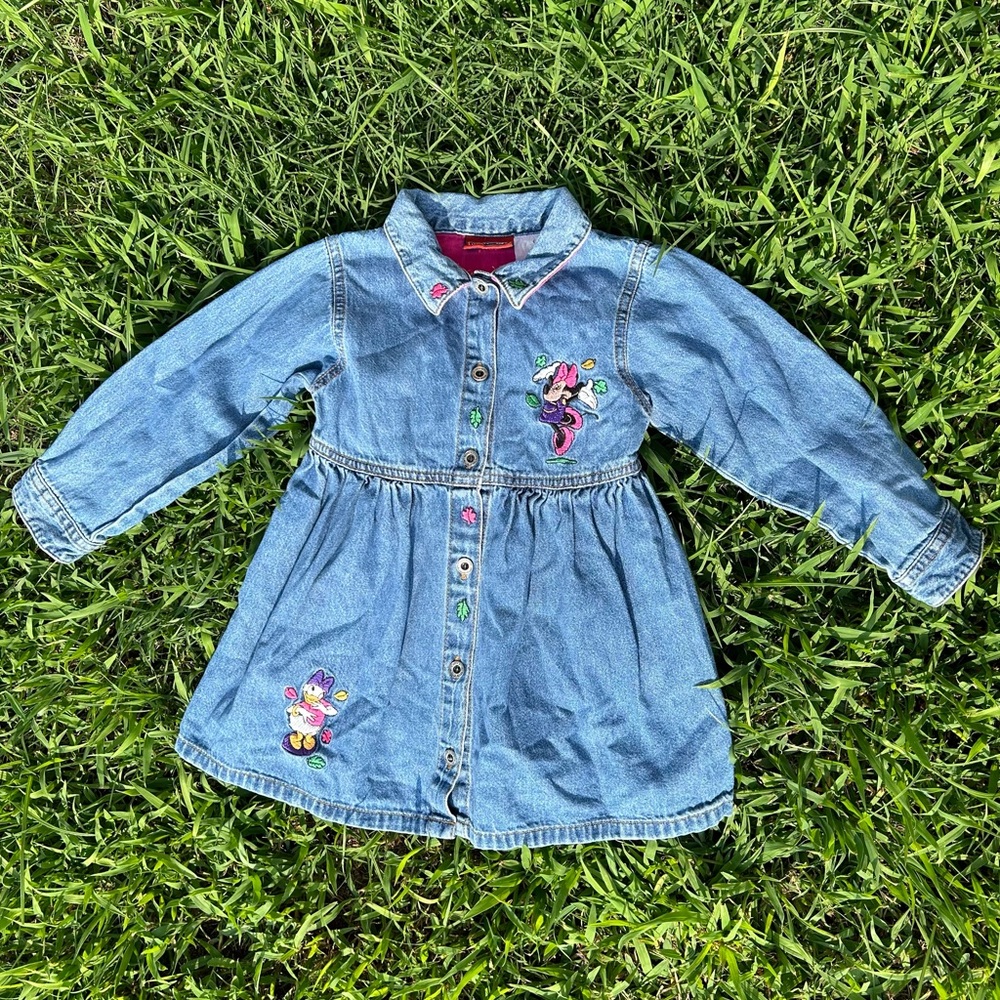 Mickey for kids a Minnie and Daisy denim dress 2t/3t